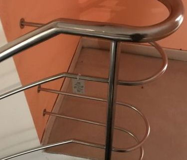 Teraszunk és hazunk eke lett a rozsdamentes korlat - femkorlat.hu